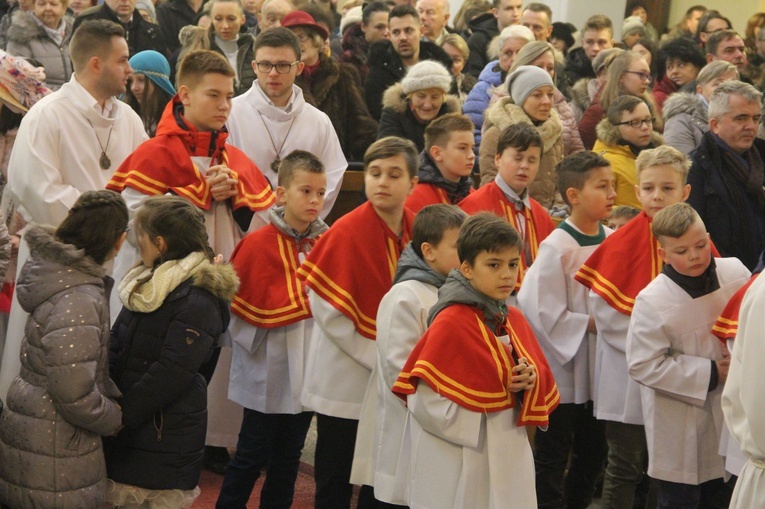 Posłanie kolędników misyjnych w Tarnowie-Mościcach