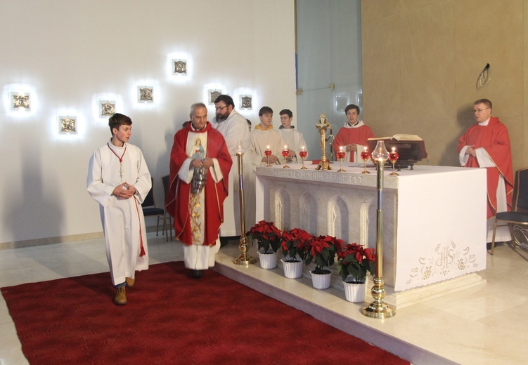 Pierwsza Msza św. w nowej kaplicy na Dworcu Głównym we Wrocławiu