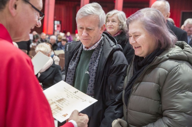 Jubileusze małżeńskie w Świątyni Opatrzności Bożej