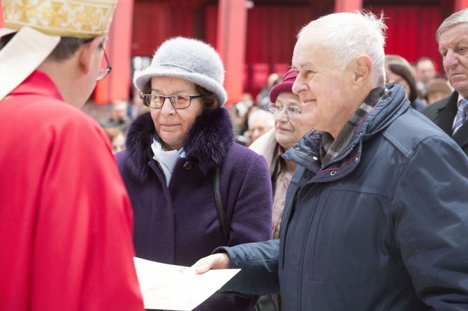 Jubileusze małżeńskie w Świątyni Opatrzności Bożej