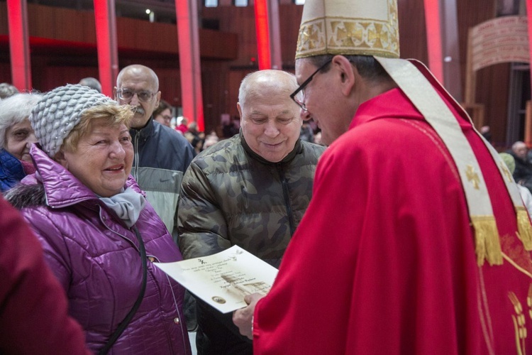 Jubileusze małżeńskie w Świątyni Opatrzności Bożej