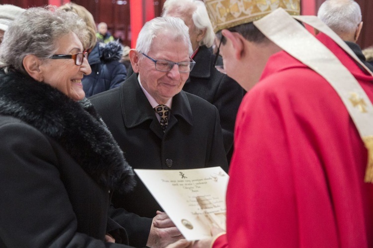 Jubileusze małżeńskie w Świątyni Opatrzności Bożej