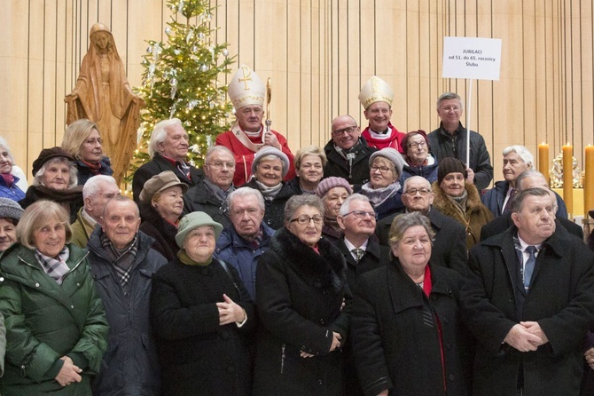 Jubileusze małżeńskie w Świątyni Opatrzności Bożej