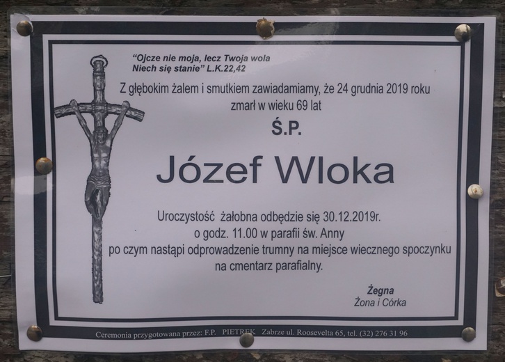 Pogrzeb śp. Józefa Wloki - cz. 1