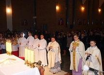 Pierwsza Msza św. w nowym kościele