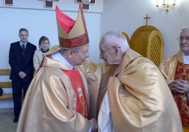 Maj. Ks. kan. Marian Jaskólski obchodził 70. rocznicę święceń kapłańskich.