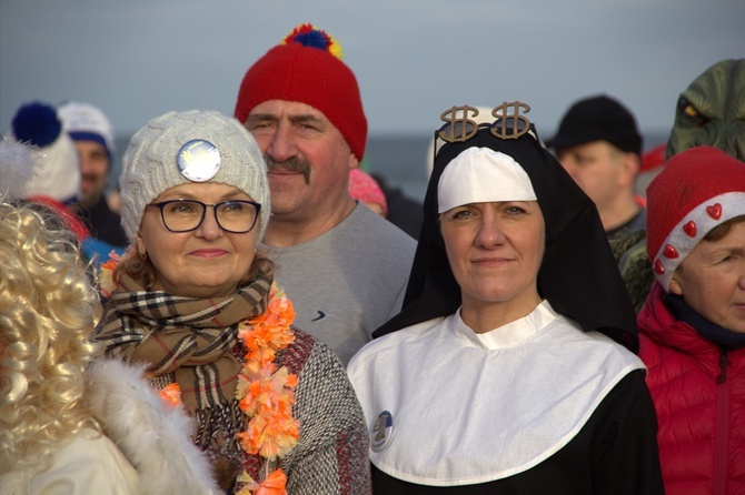 Gdańska kąpiel morsów w Nowym Roku