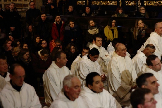 Spotkanie z braćmi z Taizé w kościele Mariackim w Krakowie