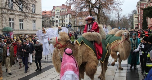Jasełka na zielonogórskich ulicach