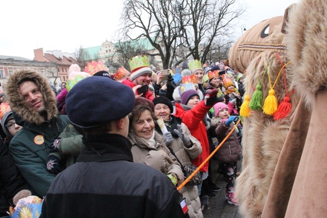 Orszak Trzech Króli na ulicach Warszawy 