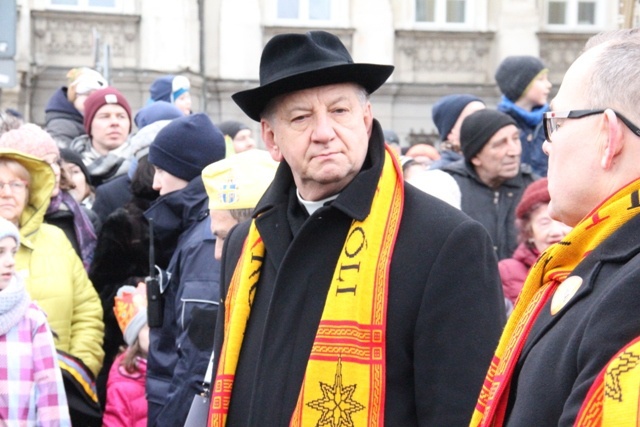 Orszak Trzech Króli na ulicach Warszawy 