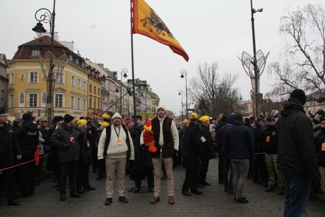 Orszak Trzech Króli na ulicach Warszawy 