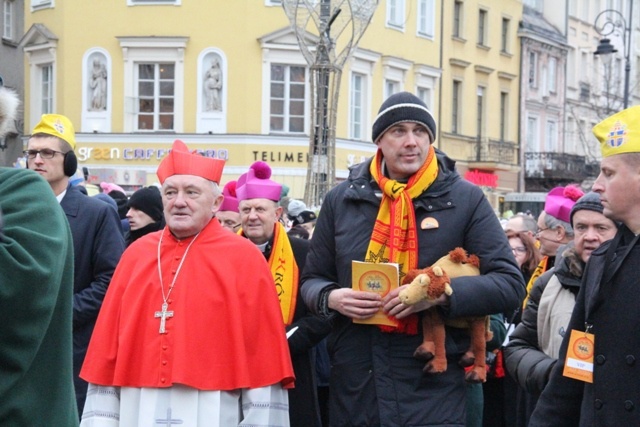 Orszak Trzech Króli na ulicach Warszawy 