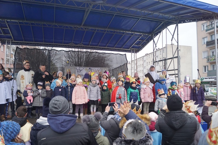 Uliczne jasełka na ulicach Skwierzyny