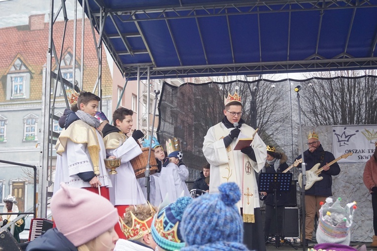 Uliczne jasełka na ulicach Skwierzyny