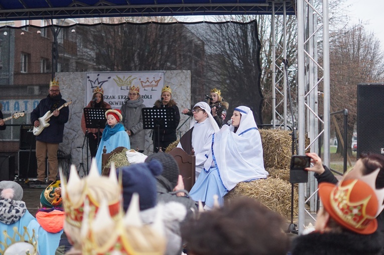 Uliczne jasełka na ulicach Skwierzyny
