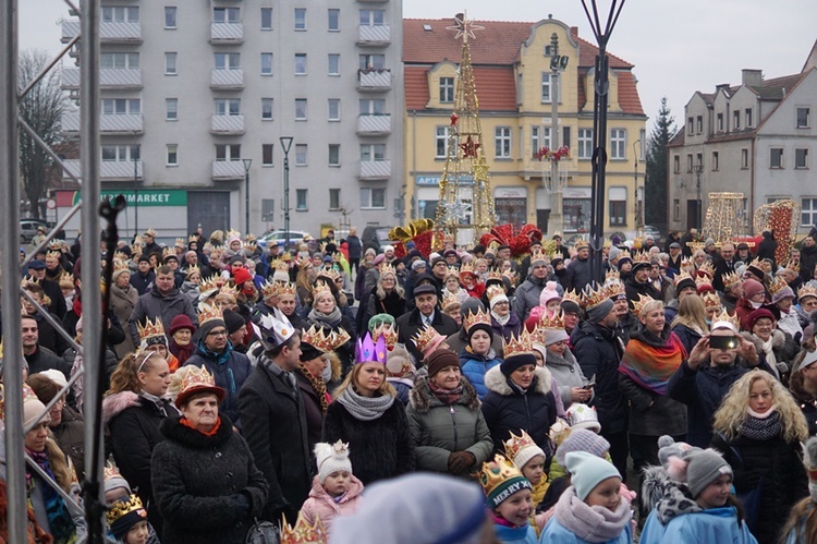 Uliczne jasełka na ulicach Skwierzyny