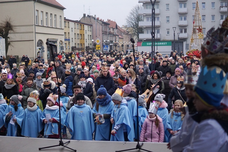 Uliczne jasełka na ulicach Skwierzyny