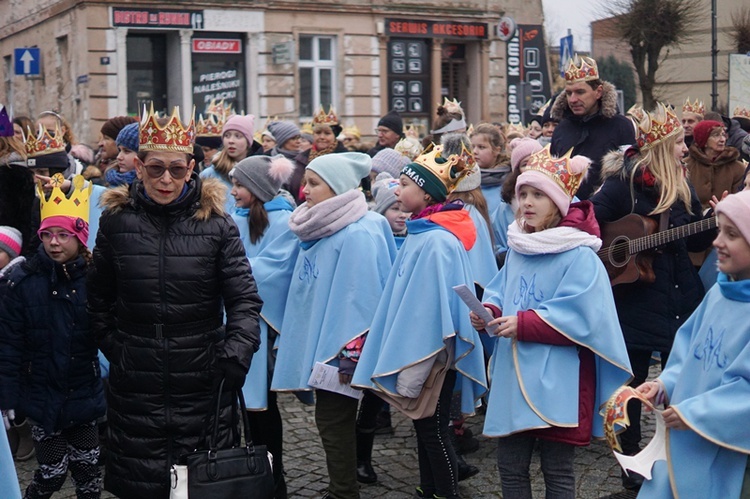 Uliczne jasełka na ulicach Skwierzyny