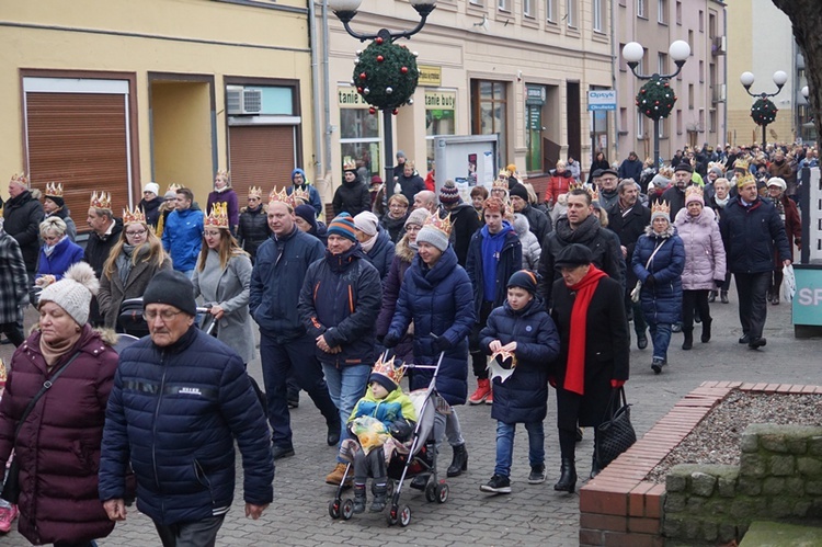 Uliczne jasełka na ulicach Skwierzyny