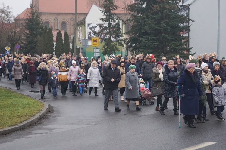 Uliczne jasełka na ulicach Skwierzyny