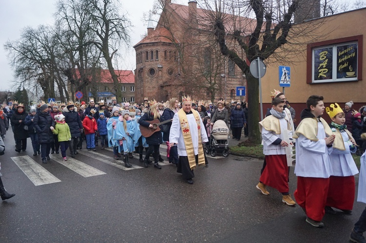 Uliczne jasełka na ulicach Skwierzyny