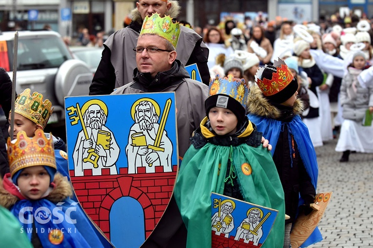 Orszak Trzech Króli 2020 w Strzegomiu