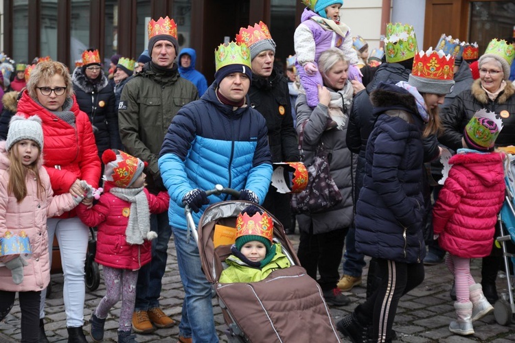 Orszak Trzech Króli w Bielsku-Białej 2020, cz. 1 - na trasie