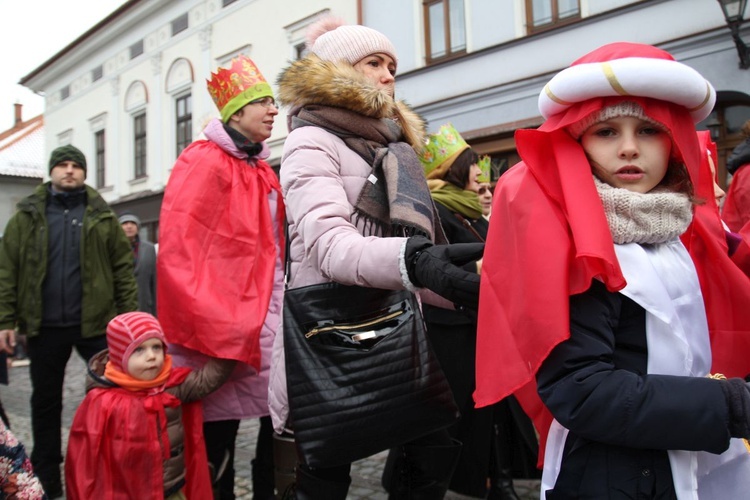 Orszak Trzech Króli w Bielsku-Białej 2020, cz. 1 - na trasie