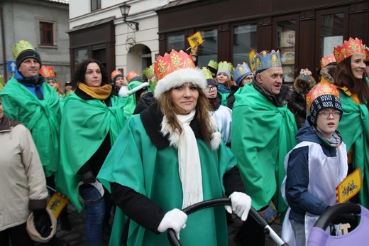 Orszak Trzech Króli w Bielsku-Białej 2020, cz. 1 - na trasie