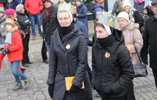 Orszak Trzech Króli w Bielsku-Białej 2020, cz. 1 - na trasie