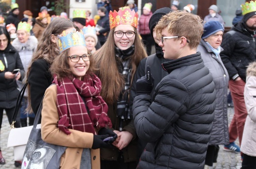 Orszak Trzech Króli w Bielsku-Białej 2020, cz. 1 - na trasie