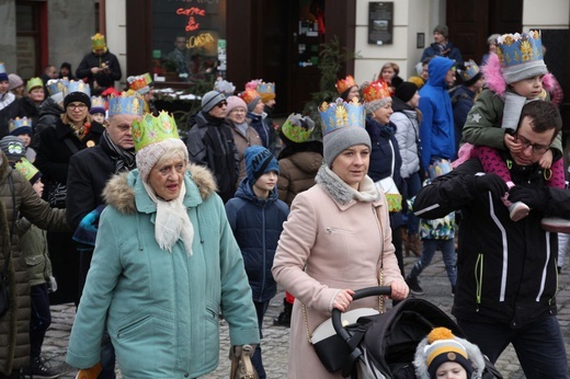 Orszak Trzech Króli w Bielsku-Białej 2020, cz. 1 - na trasie