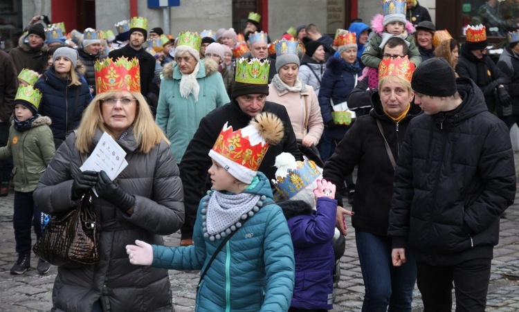 Orszak Trzech Króli w Bielsku-Białej 2020, cz. 1 - na trasie