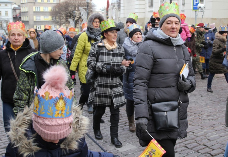 Orszak Trzech Króli w Bielsku-Białej 2020, cz. 1 - na trasie