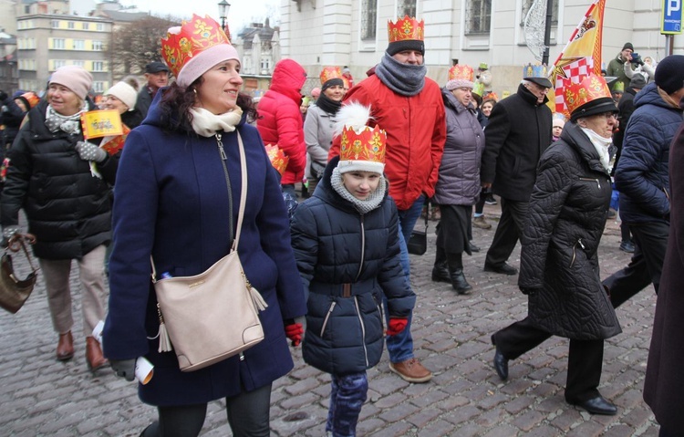 Orszak Trzech Króli w Bielsku-Białej 2020, cz. 1 - na trasie