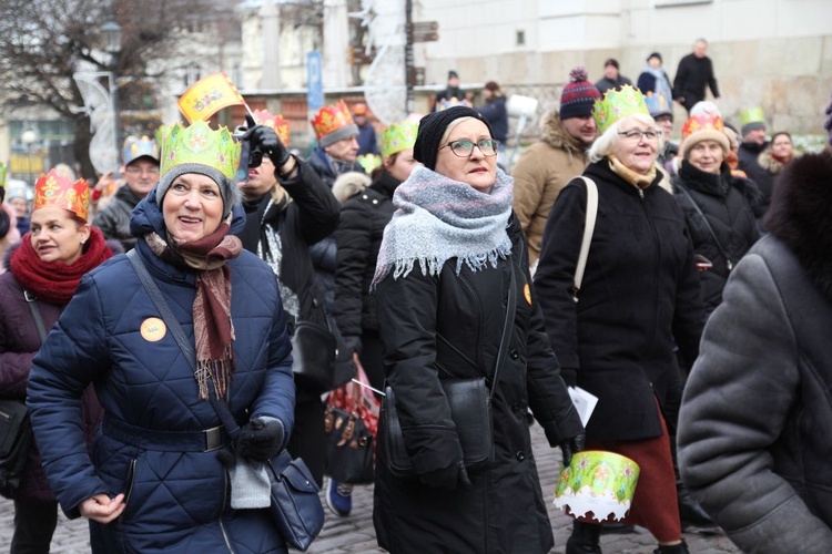 Orszak Trzech Króli w Bielsku-Białej 2020, cz. 1 - na trasie