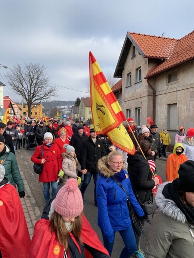 Orszak Trzech Króli 2020 w Nowej Rudzie-Słupcu