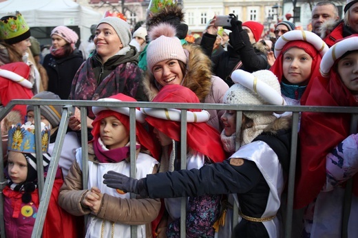 Orszak Trzech Króli w Bielsku-Białej 2020, cz. 2 - na Rynku