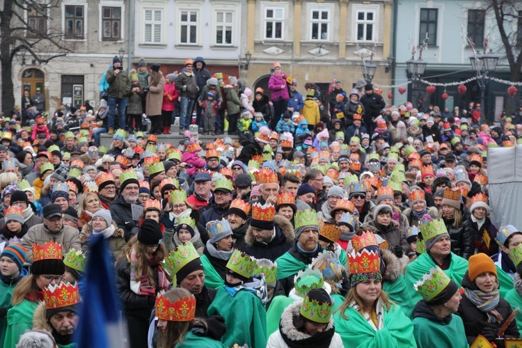 Orszak Trzech Króli w Bielsku-Białej 2020, cz. 2 - na Rynku