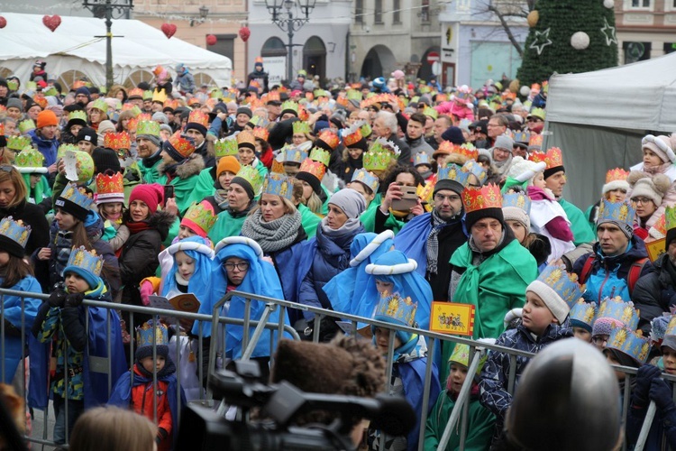 Orszak Trzech Króli w Bielsku-Białej 2020, cz. 2 - na Rynku