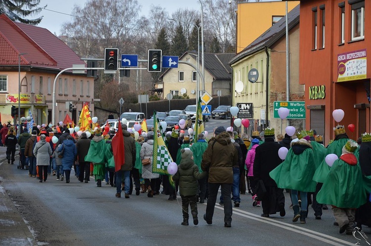 Orszak Trzech Króli 2020 w Nowej Rudzie-Słupcu