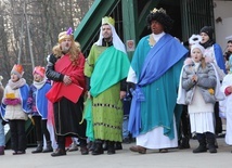 Trzej Królowie z Jaworza - od lewej: Jacek Czader, Radosław Ostałkiewicz i Barłomiej Mieszczak.