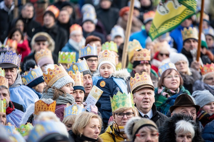 Orszak Trzech Króli 2020 w Bielawie