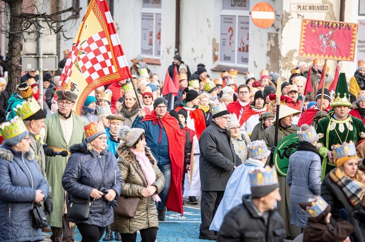 Orszak Trzech Króli 2020 w Bielawie