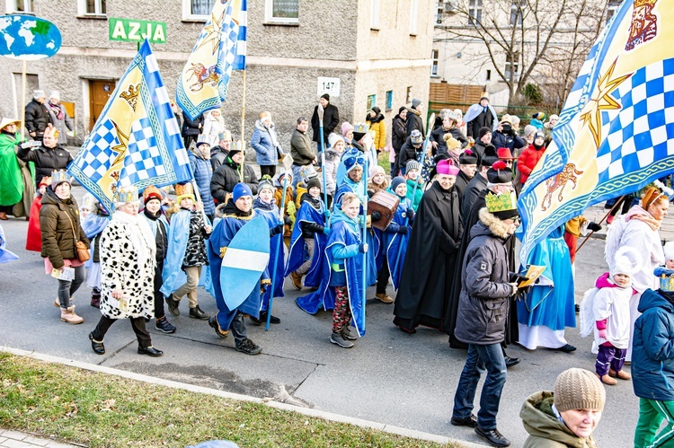 Orszak Trzech Króli 2020 w Bielawie