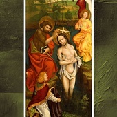 Jan Polak "Chrzest Chrystusa" olej na desce, 1480–1485, Los Angeles County Museum of Art, Los Angeles