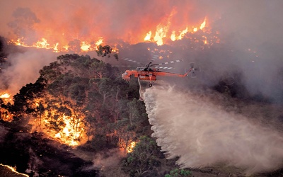 Pogoda i klimat to system naczyń połączonych. Pożary w Australii mogą powodować szybsze topnienie lodowców w Nowej Zelandii.
