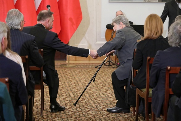 Prezydent Andrzej Duda spotkał się ze środowiskami żydowskimi