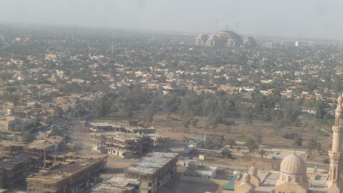Atak rakietowy na Zieloną Strefę w Bagdadzie
